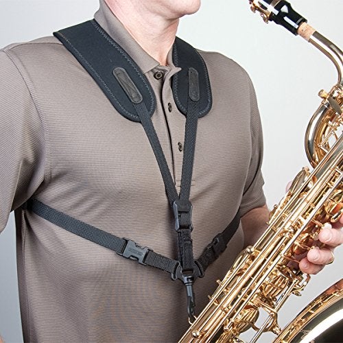 Neo Tech Neotech Super Harness - Junior - Swivel Hook - Saxophone Strap – Adjustable Strap for Bass Clarinet Harness, Saxophone Accessories, Black - Made in USA - Image 5