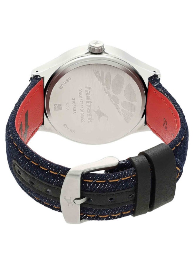 fastrack Men Fabric Analog Watch 3183SL02 - Image 4