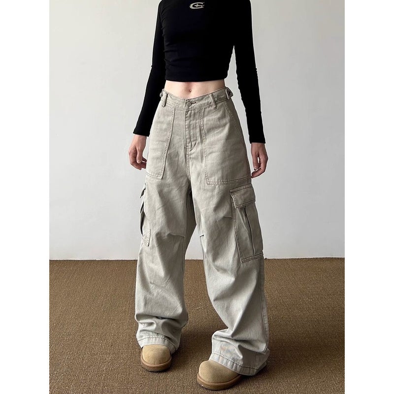 Unisex Classic Denim Jeans Loose Fit Daily Outdoor Wear - Image 3