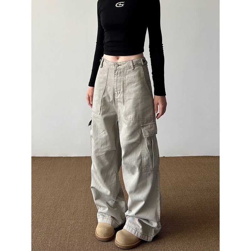 Unisex Classic Denim Jeans Loose Fit Daily Outdoor Wear - Image 5