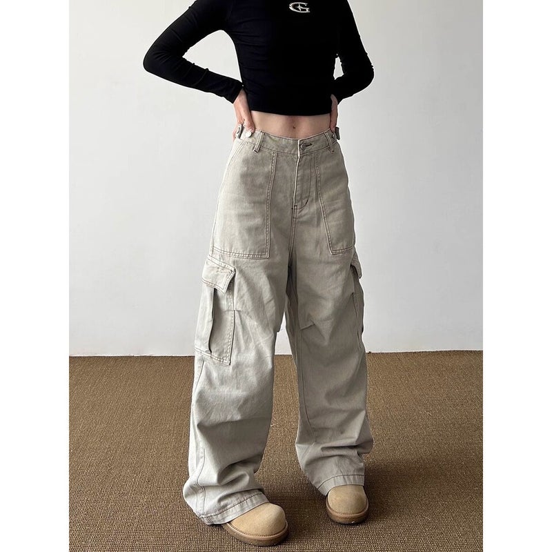 Unisex Classic Denim Jeans Loose Fit Daily Outdoor Wear - Image 4