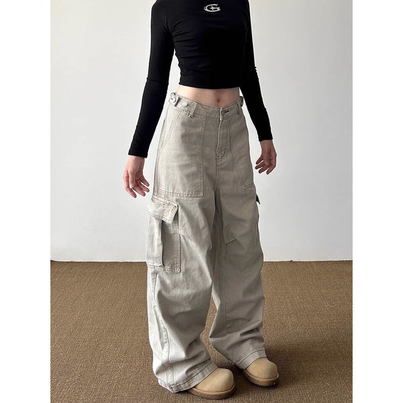 Unisex Classic Denim Jeans Loose Fit Daily Outdoor Wear - Image 2