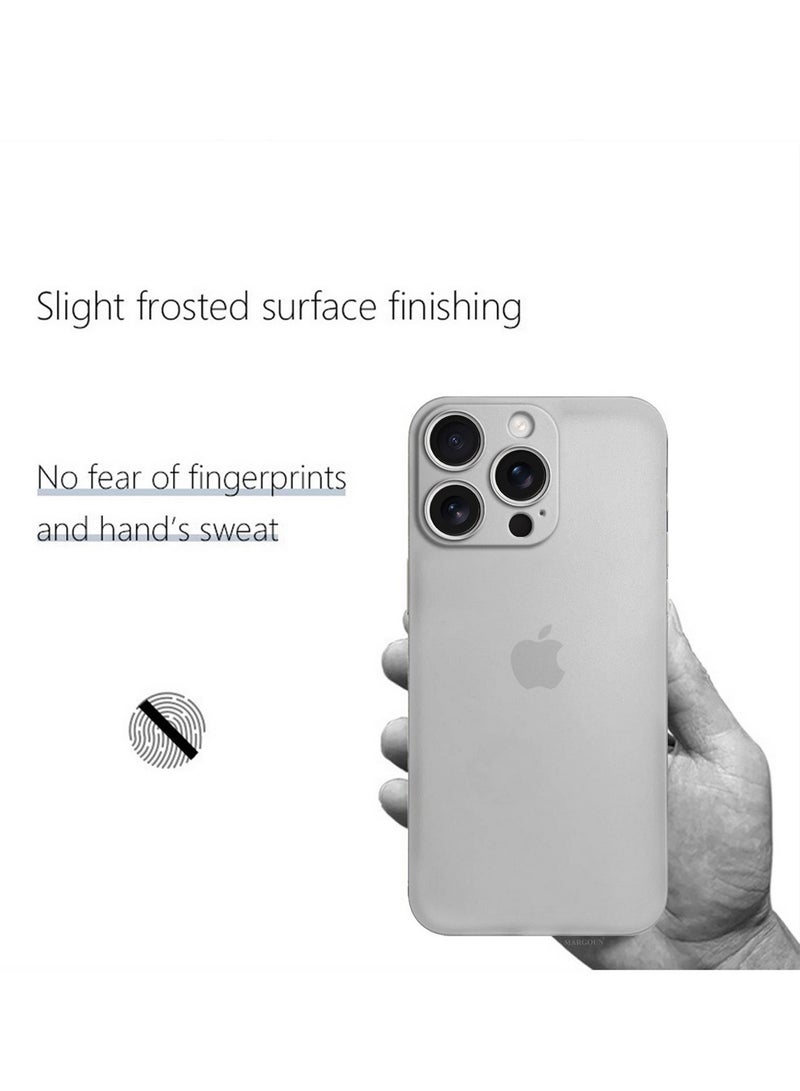 ( for iPhone 16 Pro ) Case Cover Air Skin Series Back Cover Sturdy Durable Thin Case Drop Protection Cover Clear - Image 3