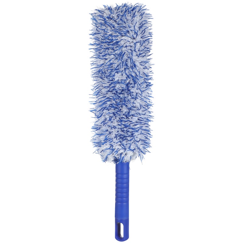 Car Rim Brush with Bendable Design for Thorough Wheel Cleaning, Nonslip Handle - Image 1