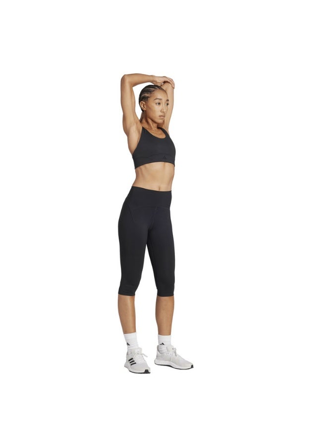 Adidas Adidas All Me Luxe Ms Black Training Bra For Women XS - Image 5