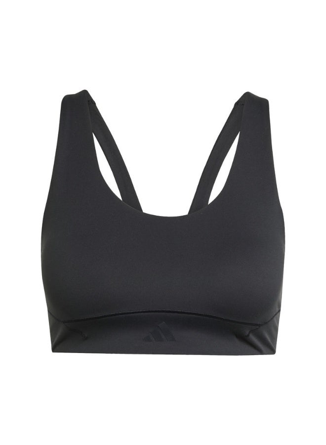 Adidas Adidas All Me Luxe Ms Black Training Bra For Women XS - Image 1