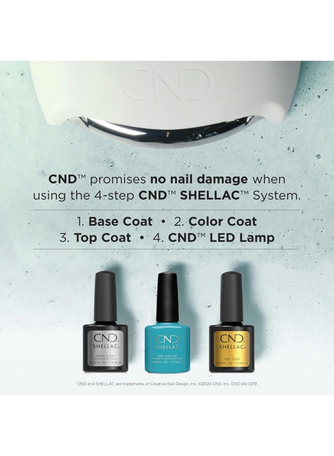 CND Shellac Gel Nail Polish XPRESS5 Top Coat, Crystal Shine Scratch Resistant Final Step Protective Longwear with No Nail Damage, 0.25 fl oz - Image 5