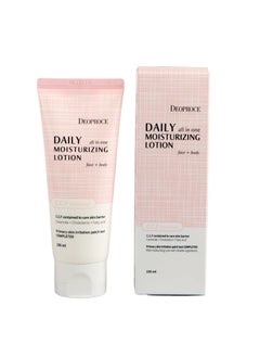 Deoproce Daily All in One Moisturizing Lotion 100 ml Korean Skincare Allantoin Ceramide Nourishes and Protects Skin Barrier