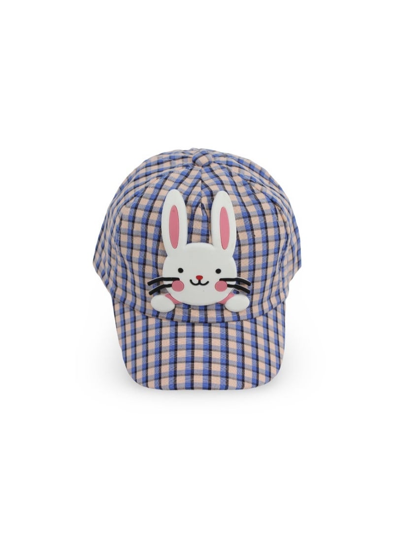 Fancy Girls Cotton Cap – Rabbit Design - Image 1