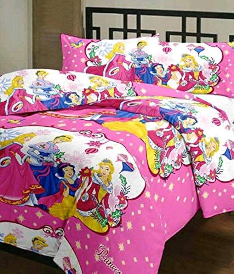 Blizz Mont Super Soft Polyester Blend Cartoon Design Print Reversible Kid's Single Bed Dohar, Multicolour-C2 -(JF030) - Image 1