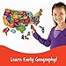 Learning Resources Magnetic US Map Puzzle Educational Map of the United States of America Geography Matching Games Kids Homeschool and Classroom Must Haves Gifts for Boys and Girls - Image 3