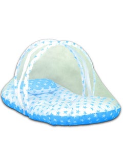 Moro Moro Baby Cotton Mattress with Mosquito Net – Comfortable & Protective (4-8 Months) 