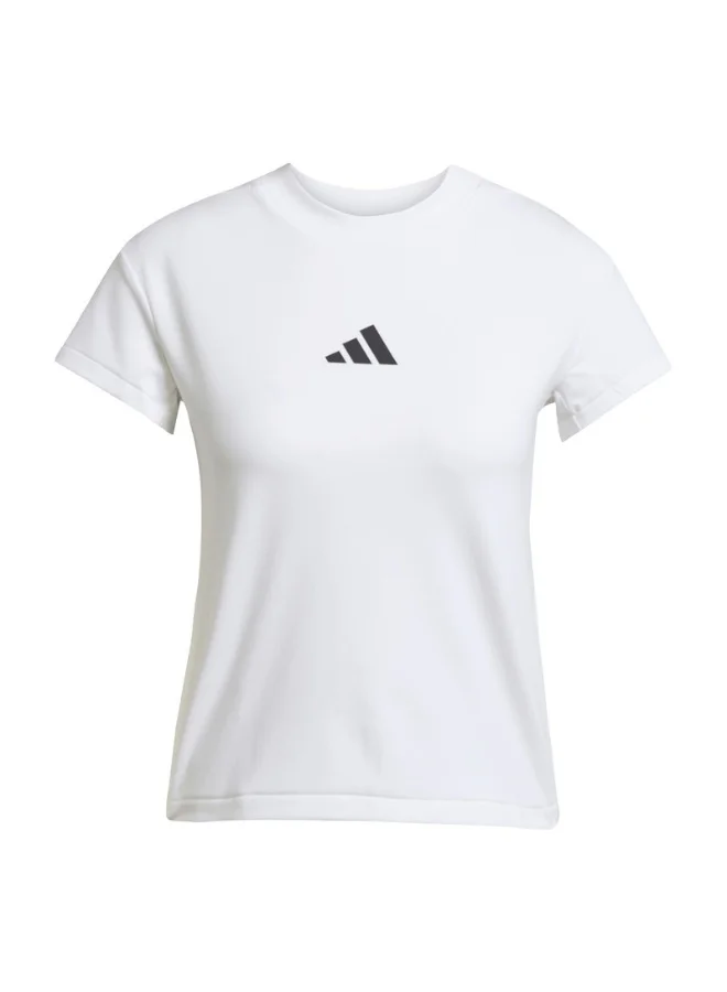 Adidas Adidas W Z.N.E. Bb Tee W White Not Sports Specific T-Shirts For Women
