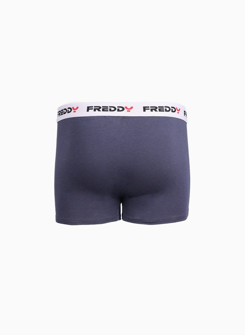 FREDDY Men’s Boxer Shorts 3-Pack Navy | Stretch Fit Comfortable Men’s Underwear, Everyday Sports Boxers - Image 4