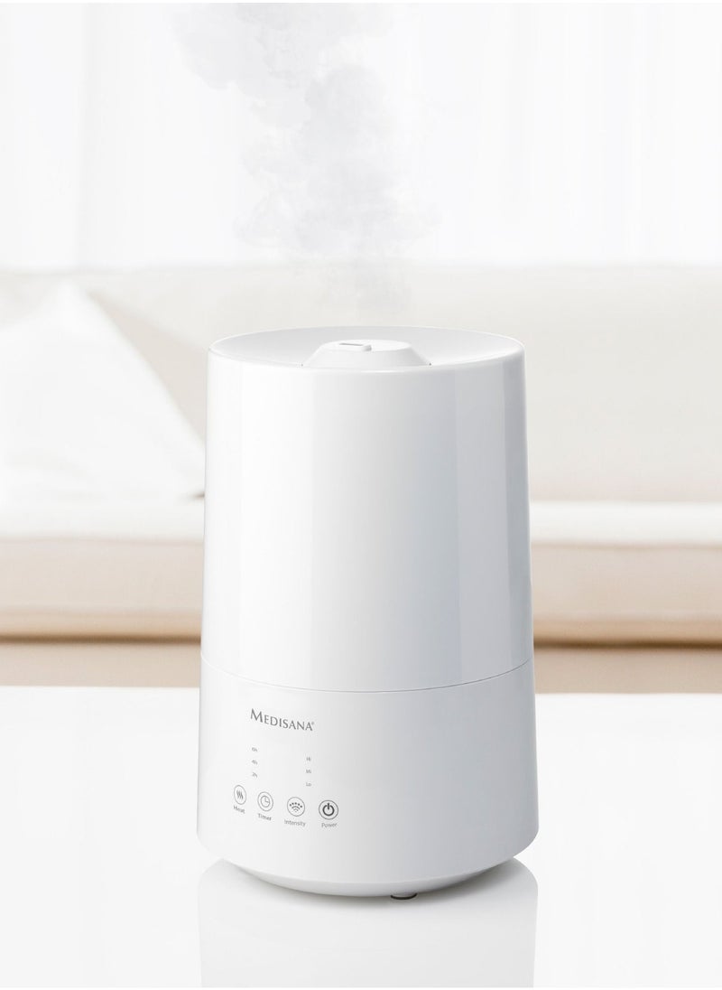 Medisana - medisana AH 661 Ultrasonic Humidifier, Air Purifier for Bedroom and Living Room, Nebuliser with Aroma Compartment and Heating Function Against Dry Air, 3.5 Litres - Image 1