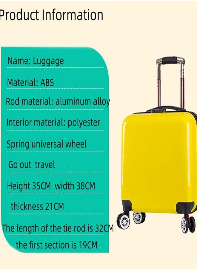 Generic - Travel Luggage Trolley Hardside Expandable Spinner Suitcase with 4-Wheel, 20-Inch, Lightweight Carry on Luggage for Men and Women - Image 1