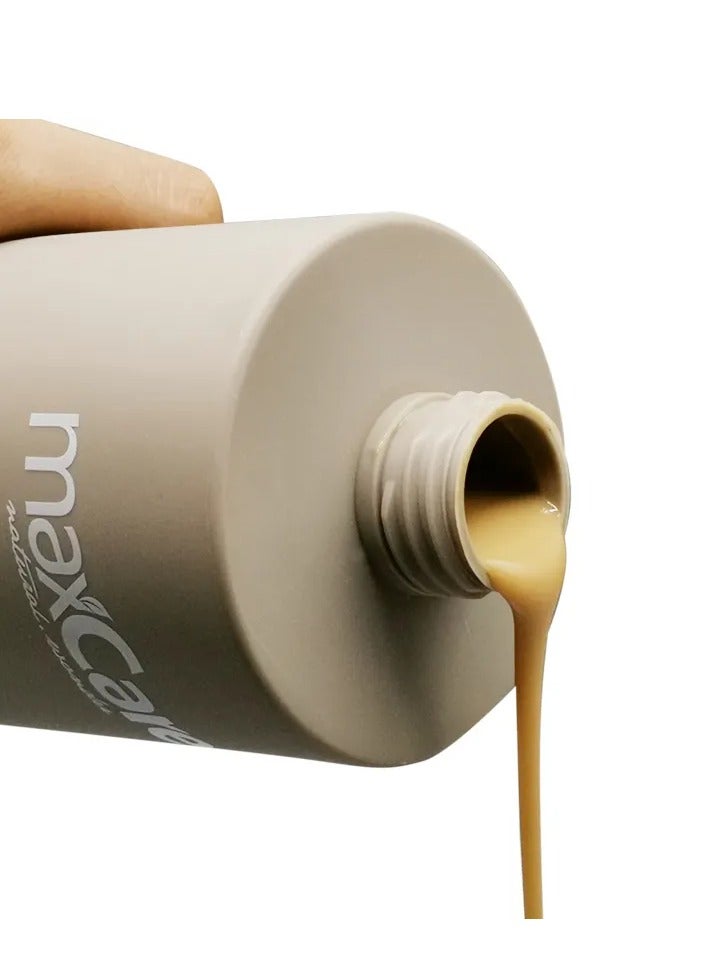 Maxcare Natural Keratin Smoothing Treatment Step 2 – 1000ml Professional Anti-Frizz Hair Solution - Image 3