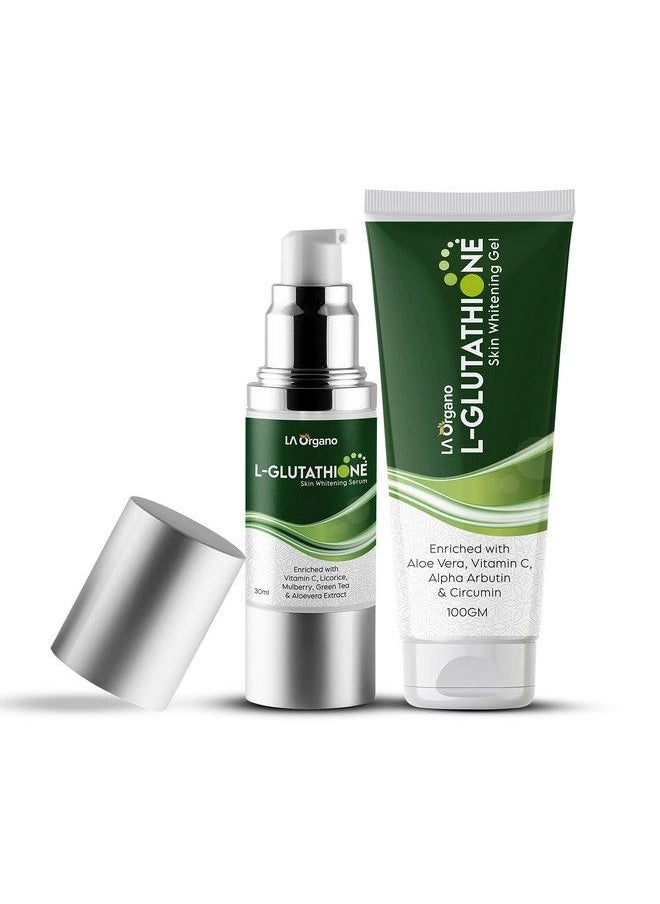LA Organo Glutathione Gel 100G & Glutathione Serum 30Ml (Pack Of 2)  - Image 2