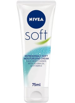 Nivea Soft Refreshing Moisturizing Cream Tube 75 ml