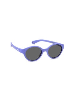 Polaroid Kids Unisex UV Protection Round Sunglasses - Pld K007/S Glttr Vlt 42 - Lens Size: 42 Mm  - Image 2