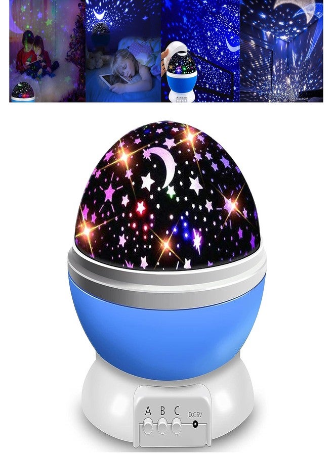 Sument Moon Night Lamp for Bedroom and Home Star Projector Multi-Coloured Led Light for Baby Asleep Peacefully Projection Glow in The Dark Stars & Moon Lamps for 2-9 Years Children Gift for Kids - Image 1