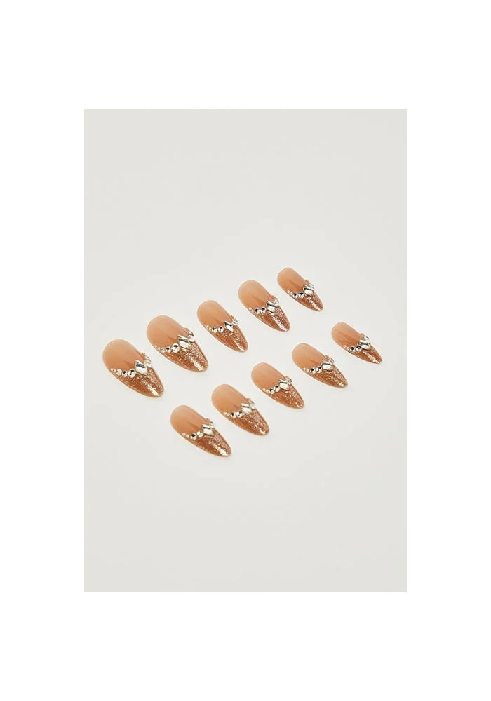 R&b Wearable Stick-On Nails Set