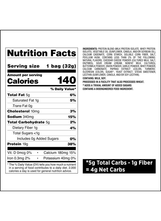 QUEST NUTRITION - Protein Chips Variety Pack, (BBQ, Cheddar & Sour Cream, Sour Cream & Onion), High Protein, Low Carb, 1.1 Ounce (Pack of 12) - Image 1