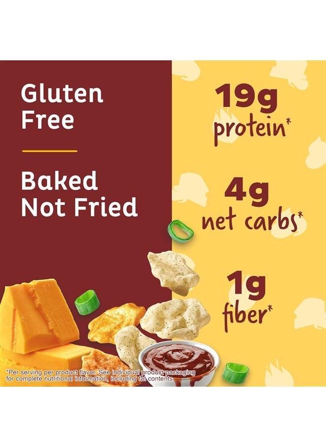 QUEST NUTRITION - Protein Chips Variety Pack, (BBQ, Cheddar & Sour Cream, Sour Cream & Onion), High Protein, Low Carb, 1.1 Ounce (Pack of 12) - Image 1