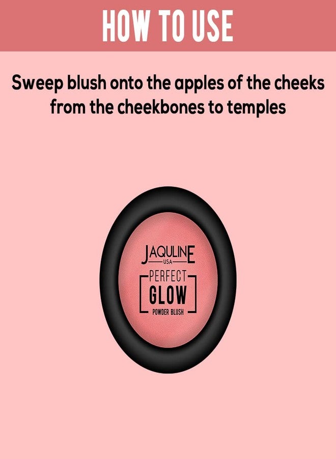 جاكلين يو أس أيه أحمر خدود بودرة بيرفكت جلو من جاكلين يو إس إيه | تركيبة غنية بالأصباغ، ناعمة وخفيفة الوزن | يندمج بسهولة | يدوم طوال اليوم | نباتي وخالٍ من البارابين | 03 - لون غروب الشمس، 5 غرام - Image 5