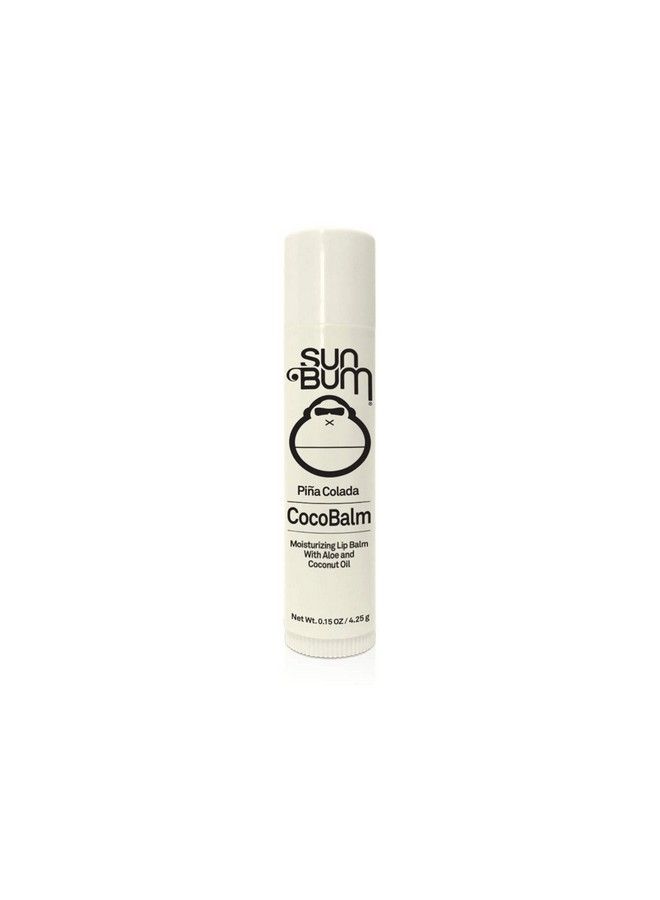 Cocobalm | Vegan And Cruelty Free Moisturizing Lip Balm With Aloe And Coconut Oil | Pina Colada (.15 Oz) | Pack Of 6