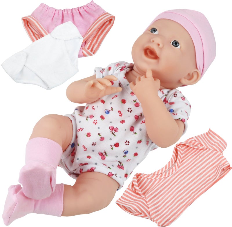 Click N' Play Click N Play Newborn Baby Doll Clothes and Diaper Changing Set 16 inches - Image 4