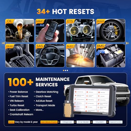 THINKCAR Bidirectional Scan Tool, THINKSCAN 689BT All-System Automotive Diagnostic Tool, Bi-Directional OBD2 Scanner with ECU Coding, 34+ Services, FCA Autoauth, CANFD&DoIP, Lifetime Free Update - Image 5