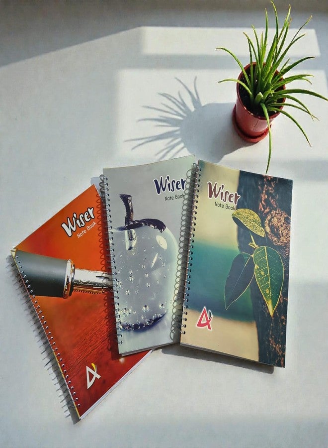 Spiral Notebook Plain 200 Pages Multi-Coloured, A4 Size (Pack Of 7) Hard Cover - Image 4