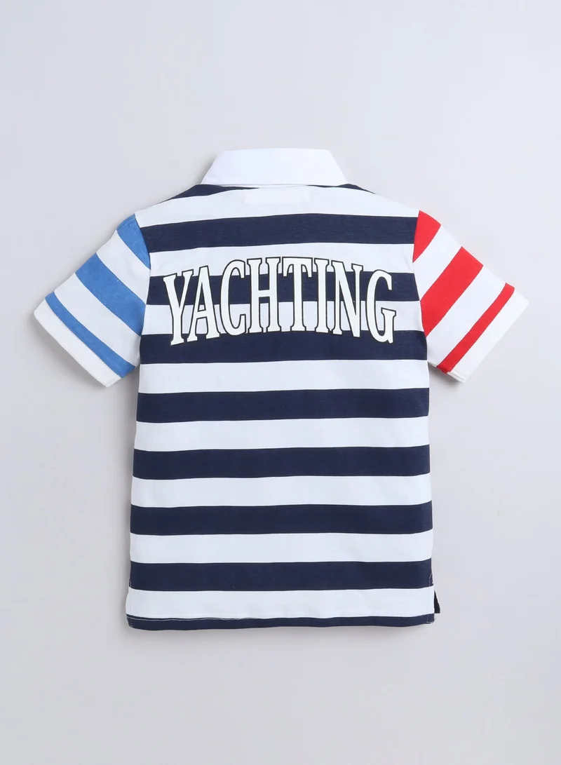 Victor And Jane  Victor & Jane Striped Polo T-Shirt, Comfortable Cotton Casual Wear for Boys for Men | Best Price UAE