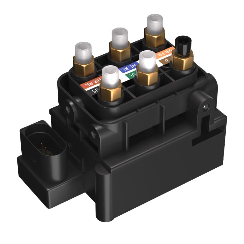 Blycorul Air Suspension Solenoid Valve Block Compatible with Mercedes Benz CL550 CL600 GLE350 GLE400 GLS450 GLS550 GL320 GL350 S350 S500 Maybach CLS400 CLS550 ML250 ML320, Replaces 2123200358 - Image 1