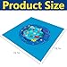 RunNico 66 x 66 Ft Portable Baby Beach Pool Waterproof Beach Pool Blanket for Toddler with Water Bag Collapsible Beach Puddle Mat for Boys Girls Kids Infant Outdoor Summer Vacation - Image 4