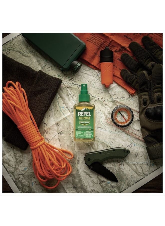 Plant-Based Lemon Eucalyptus Insect Repellent 4 Ounces, Repels Mosquitoes Up To 6 Hours