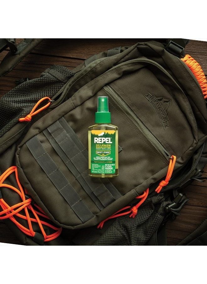 Plant-Based Lemon Eucalyptus Insect Repellent 4 Ounces, Repels Mosquitoes Up To 6 Hours