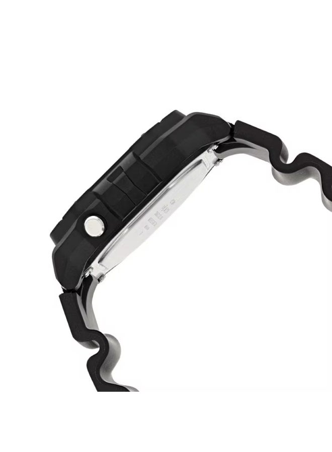 CASIO Men's Resin Digital Wrist Watch W-218H-1AVDF - 43 mm - Black - Image 3