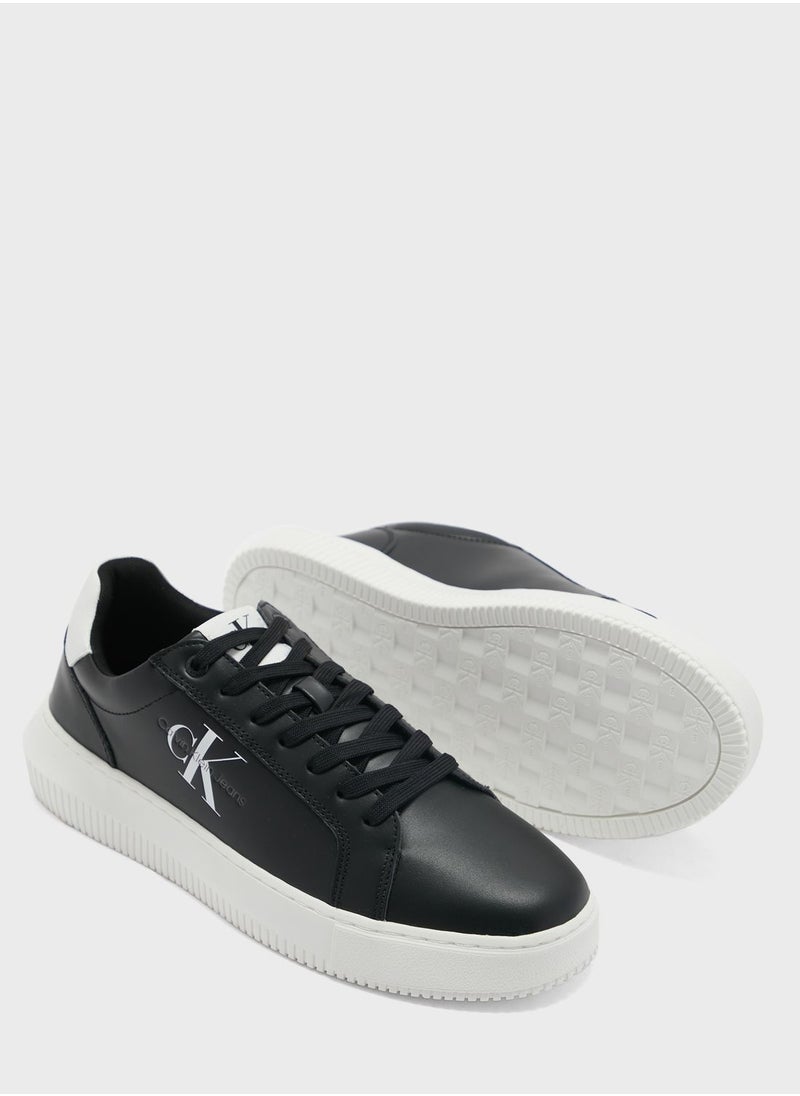 Calvin Klein Jeans - Chunky Cupsole Leather Trainers - Image 1