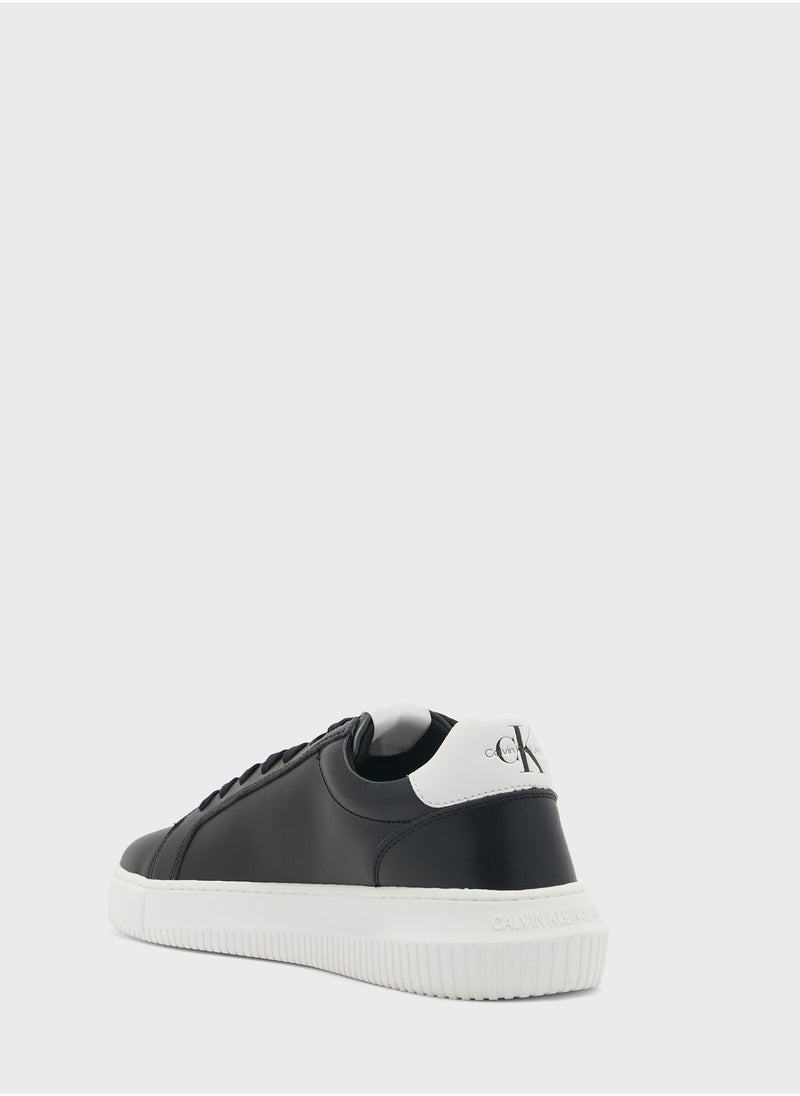 Calvin Klein Jeans - Chunky Cupsole Leather Trainers - Image 1