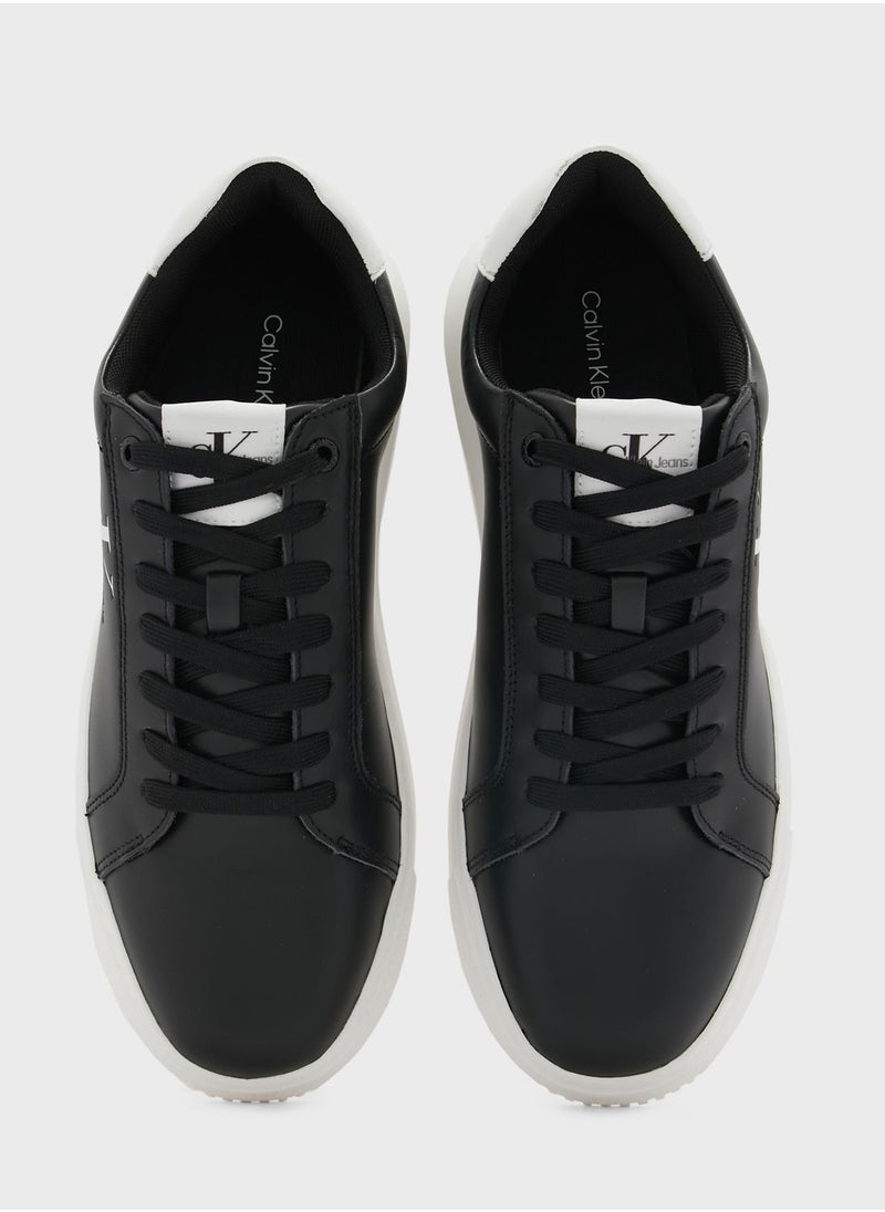 Calvin Klein Jeans - Chunky Cupsole Leather Trainers - Image 1