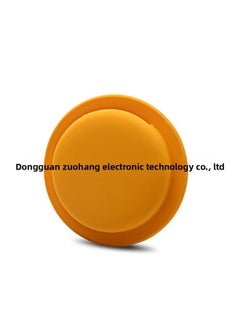 Applicable To For Apple Airtag Silicone Protective Case For Apple Locator Tracker Portable Anti-lost Protective Case-Color:Yellow