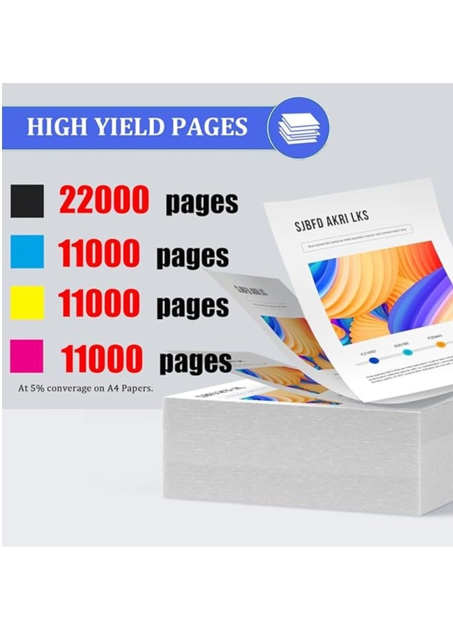 Terabyte NPG46/GPR-31/EXV29 Compatible C-EXV29 NPG-46 GPR-31 Toner Cartridges set for Image Runner ADV IR C5030 5035 C5235 C5240 CYAN - Image 2