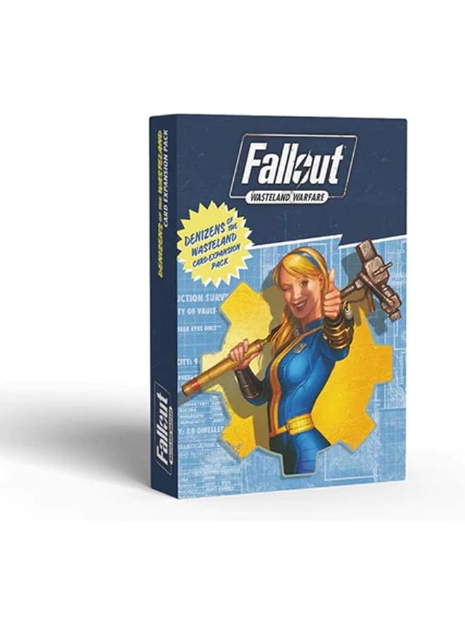 Modiphius Fallout Wasteland Warfare Accessories Denizens Of The Wasteland Card Pack
