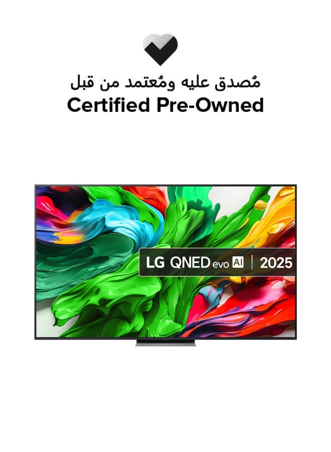 LG Certified Pre Owned -  75" Smart QNED TV - 4K 75QNED87 Black - Image 1