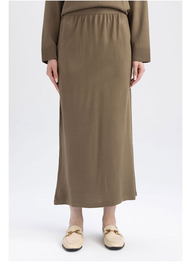 DeFacto - Woman A Line Tricot Tricot Skirt - Image 1