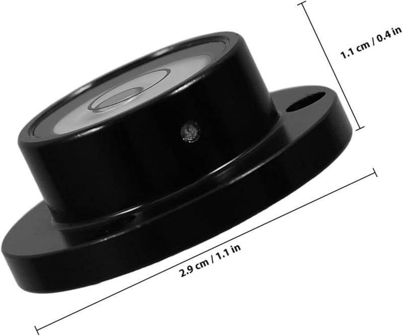 أداة مستوى الروح الفقاعية المستديرة الصغيرة Operitacx عالية الدقة من مادة ABS للمخيمين ووضع الجولف - Image 3