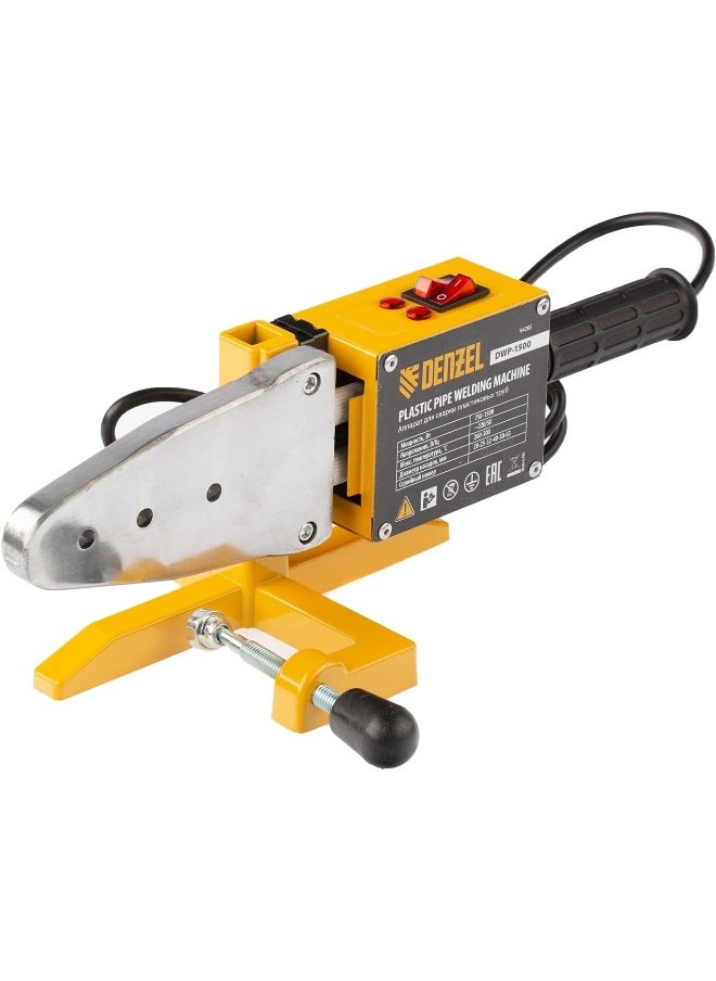 denzeL - Plastic Pipe Welding Machine With Set Of Nozzles (Dwp1500, 1500 W, 260300 Degrees, 2063 Mm) - Image 1