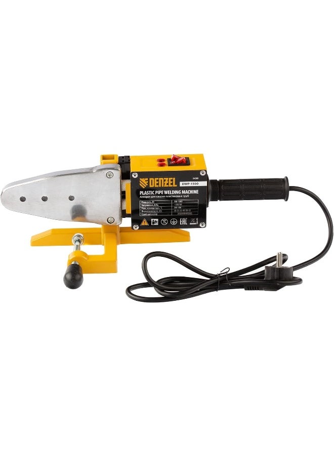 denzeL - Plastic Pipe Welding Machine With Set Of Nozzles (Dwp1500, 1500 W, 260300 Degrees, 2063 Mm) - Image 1